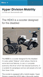 Mobile Screenshot of hyperdivisionmobility.com
